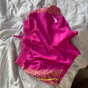 Nike Pink Workout Shorts With